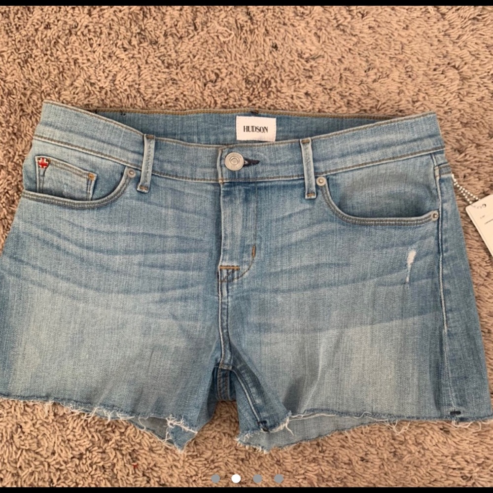 NWT Hudson jeans blue denim jean shorts size 28